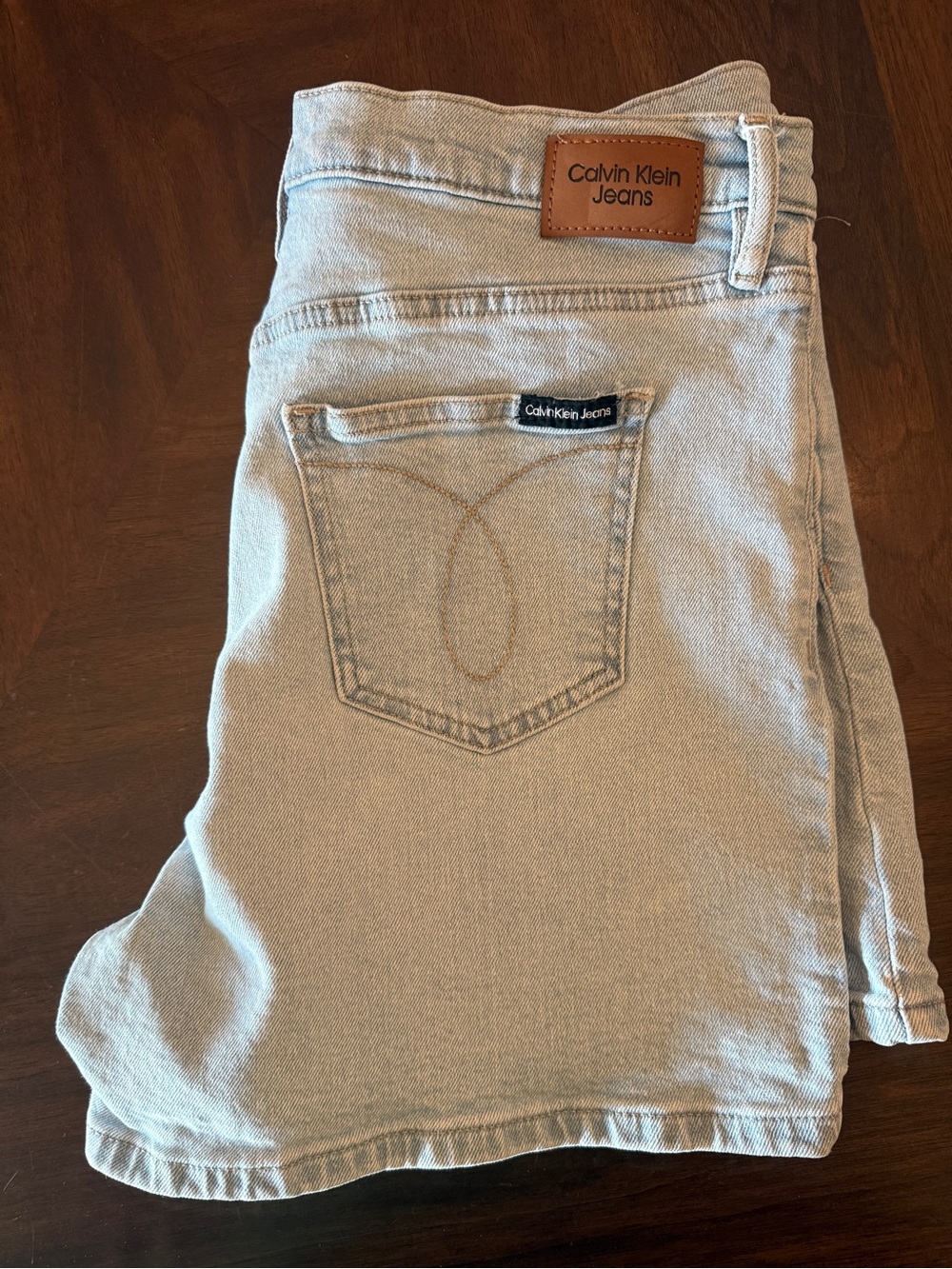 Calvin Klein Jeans Light Wash Denim Shorts
